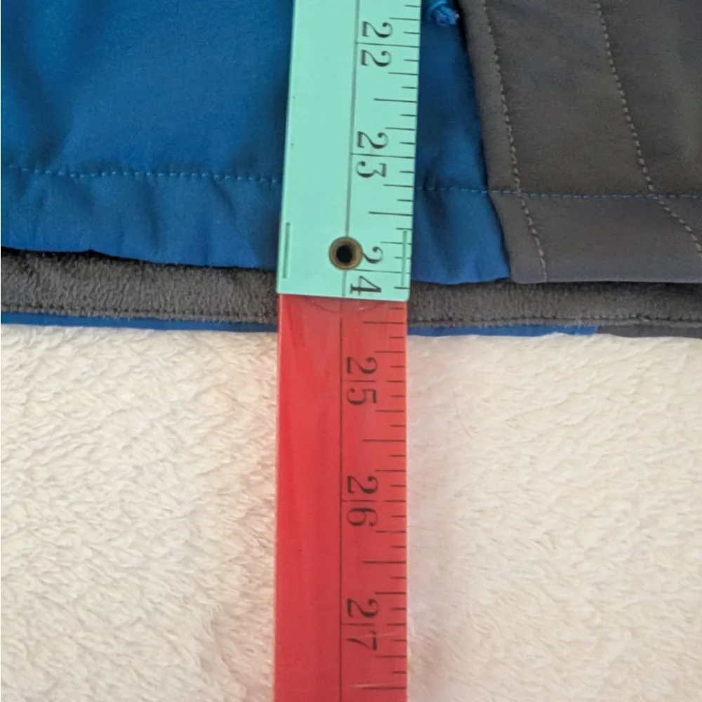 The North Face APEX Chromium Thermal Lined Fleece Blue Gray Jacket - Small